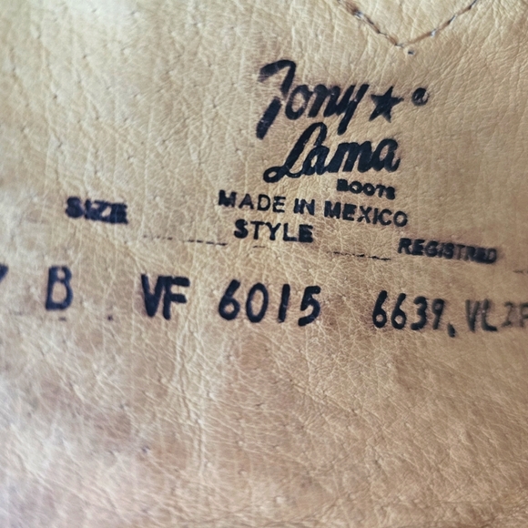 Tony Lama women's cowboy boots - Picture 7 of 7